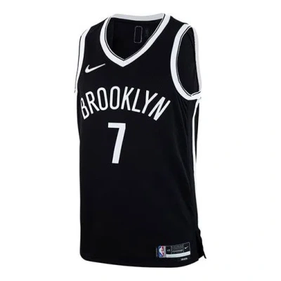 Nike Nba Sports Basketball Jersey/vest Sw Fan Edition Brooklyn Nets Durant No. 7 Black