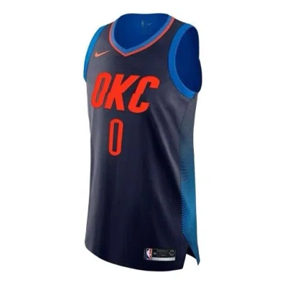 Nike Nba Sports Basketball Vest Au Player Edition Westbrook Thunder Blue