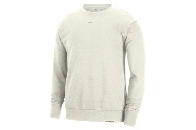 Pre-owned Nike Nba Team 31 Standard Issue Dri-fit Loose Fit Sweatshirt Phantom Heather/rattan