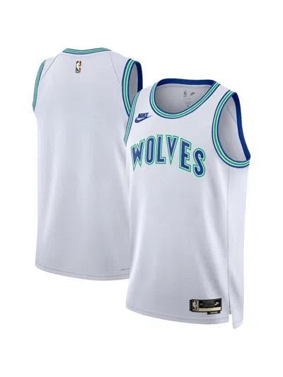 Nike Nba Timberwolves Swingman Jersey In White