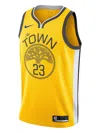Nike Nba Warriors "draymond Green Earned Edition" Jersey In Yellow