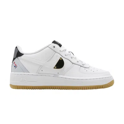 Pre-owned Nike Nba X Air Force 1 Lv8 1 Ho20 Gs 'white' | Kid's Size 4