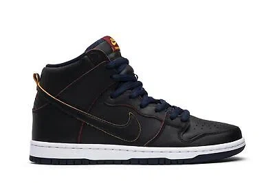 Pre-owned Nike Nba X Dunk High Sb 'cleveland Cavaliers' Bq6392-001 In Black/black-college Navy-team Red