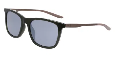 Nike Neo Sq Dv2375 382 Men's Sunglasses Green Size 54 In Black