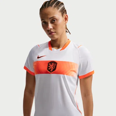 Nike Netherlands 2026 Stadium Away  Women's Dri-fit Soccer Replica Jersey In White