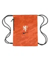Nike Netherlands National Team Patterned Heritage Gym Sack In Orange
