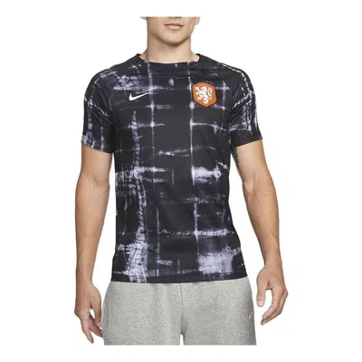 Nike Netherlands National Team Pre Match Training Soccer Jersey 'black'