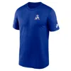 Nike Royal New England Patriots Sideline Alt Pack Small Logo Legend Performance T-shirt In Blue