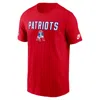 Nike Red New England Patriots Alt Pack Onside Conversion Performance T-shirt In Red
