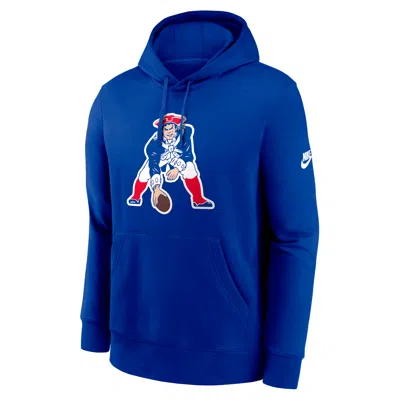 NIKE NEW ENGLAND PATRIOTS CLUB LOGO  MEN'S NFL PULLOVER HOODIE,1015885380