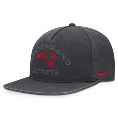 Nike New England Patriots Primetime Pro  Men's Nfl Adjustable Hat In Gray