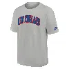 Nike New England Patriots Rewind Statement Max90  Men's Nfl T-shirt In Grey