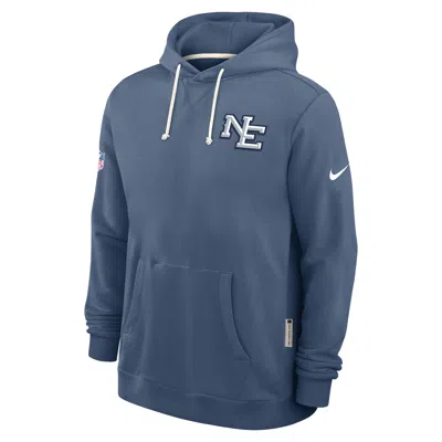 NIKE NEW ENGLAND PATRIOTS RIVALRIES COLLECTION SIDELINE  MEN'S DRI-FIT NFL PULLOVER HOODIE,1015810916