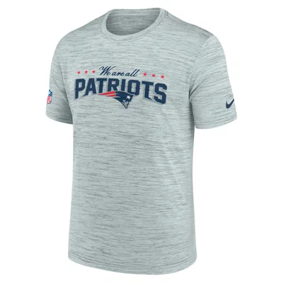 Nike New England Patriots Rivalries Collection Sideline Velocity  Men's Dri-fit Nfl T-shirt In Green
