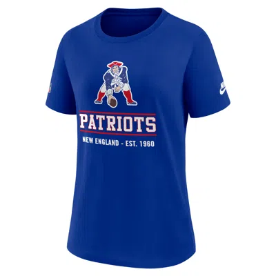 Nike New England Patriots Sideline Alt  Women's Dri-fit Nfl T-shirt In Blue