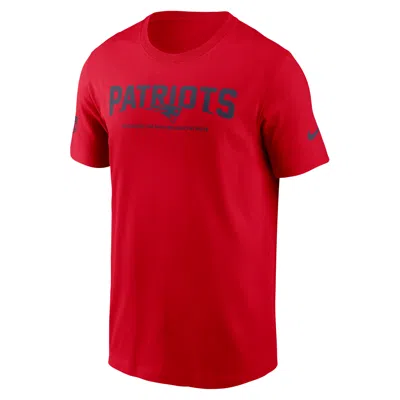 NIKE NEW ENGLAND PATRIOTS SIDELINE TEAM ISSUE  MEN'S DRI-FIT NFL T-SHIRT,1015859630