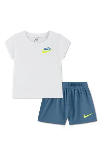 Nike Babies'  New Impressions Logo T-shirt & Shorts Set In Multi