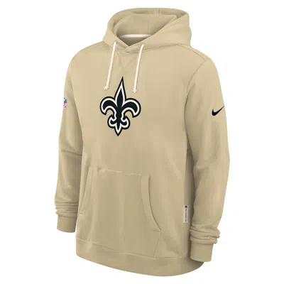 Nike New Orleans Saints Alt Offensive Set Play Sideline  Men's Dri-fit Nfl Pullover Hoodie In Neutral