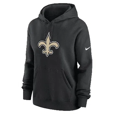 Nike New Orleans Saints Club  Women's Nfl Pullover Hoodie In Black