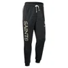 Nike Black New Orleans Saints Sideline Standard Issue Ground Game Dri-fit Taper Pants In Black