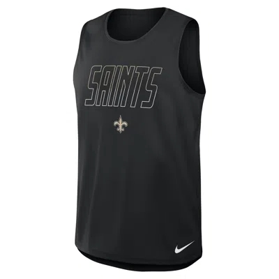 Nike New Orleans Saints  Men's Dri-fit Nfl Tank Top In Black