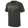 Nike New Orleans Saints Salute To Service Slub  Men's Dri-fit Nfl T-shirt In Green