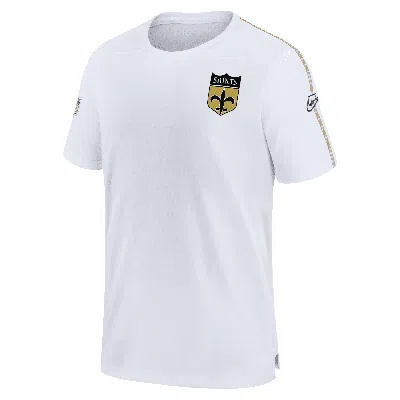 NIKE NEW ORLEANS SAINTS SIDELINE COACH  MEN'S DRI-FIT NFL TOP,1015767616