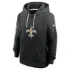 Nike New Orleans Saints Sideline  Women's Dri-fit Nfl Pullover Hoodie In Black