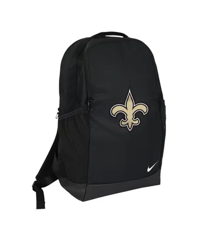 Nike New Orleans Saints Travel Backpack With Laptop Sleeve In Black