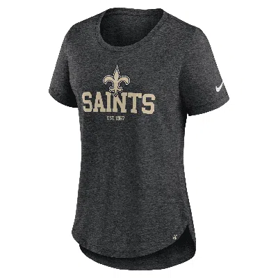 Nike New Orleans Saints  Women's Nfl T-shirt In Black