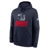Nike New York Giants Best Season Rewind Club  Men's Nfl Pullover Hoodie In Blue
