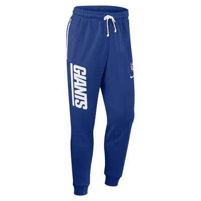 Nike New York Giants Ground Game Sideline  Men's Dri-fit Nfl Taper Pants In Blue