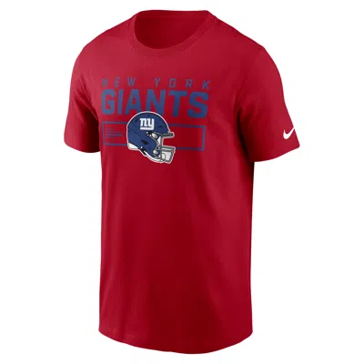 Nike New York Giants Helmet Essential  Men's Nfl T-shirt In Red