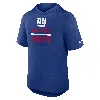 Nike New York Giants  Men's Dri-fit Nfl Hooded T-shirt