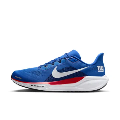 Nike New York Giants Pegasus 41  Men's Nfl Road Running Shoes In Blue