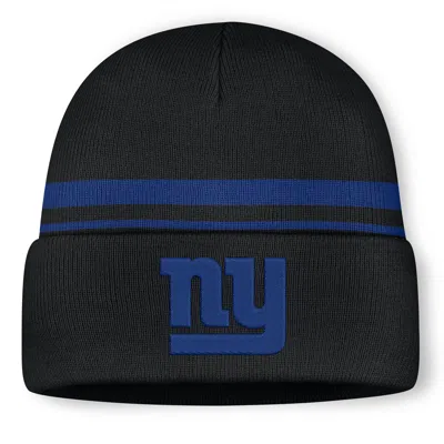 Nike New York Giants Primetime Utility  Men's Nfl Cuffed Beanie In Black