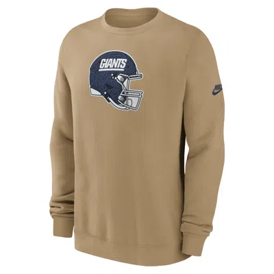 NIKE NEW YORK GIANTS SWING PASS REWIND CLUB  MEN'S NFL PULLOVER CREW,1015885509