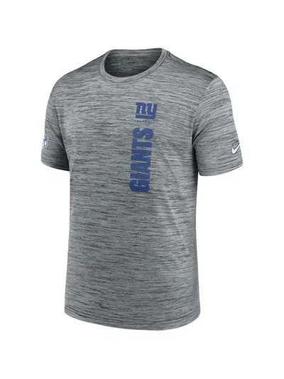 Nike New York Giants Velocity T-shirt In Gray