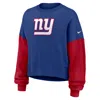 Nike New York Giants  Women's Nfl Pullover Crew In Blue