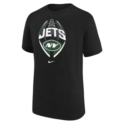 Nike New York Jets Legend Icon Big Kidsâ  Dri-fit Nfl T-shirt In Black
