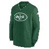 Nike New York Jets Logo  Men's Nfl Long-sleeve Windshirt In Green