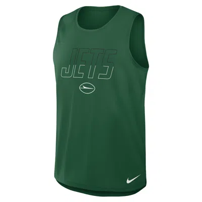 Nike New York Jets  Men's Dri-fit Nfl Tank Top In Green