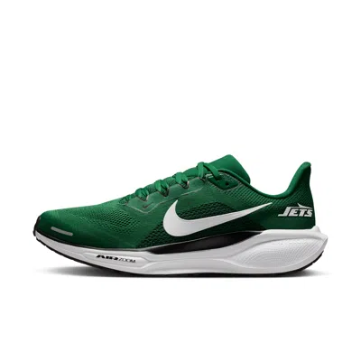 Nike New York Jets Pegasus 41  Men's Nfl Road Running Shoes In Green