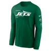 Nike Green New York Jets Play To Win Essential Long Sleeve T-shirt In Green