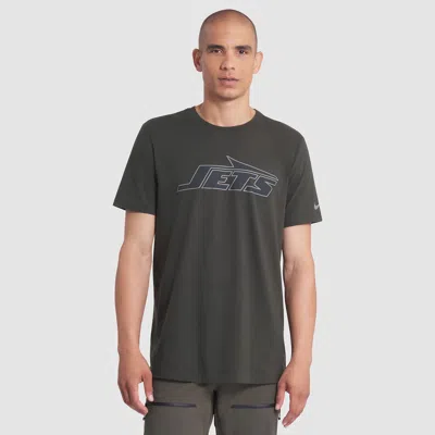 Nike New York Jets Rivalries Collection Essential  Men's Nfl T-shirt In Brown