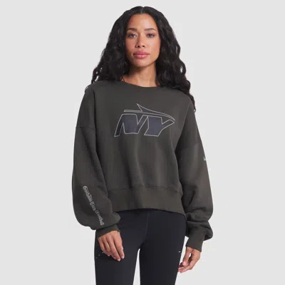Nike New York Jets Rivalries Collection Oversized  Women's Nfl Pullover Crew In Green