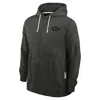 Nike New York Jets Rivalries Collection Sideline  Men's Dri-fit Nfl Pullover Hoodie In Green