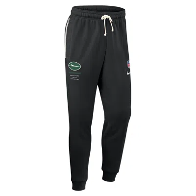 Nike New York Jets Sideline Standard Issue  Men's Dri-fit Nfl Taper Pants In Black