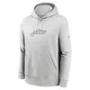 Nike Gray New York Jets Edge Pack French Terry Club Pullover Hoodie In Gray