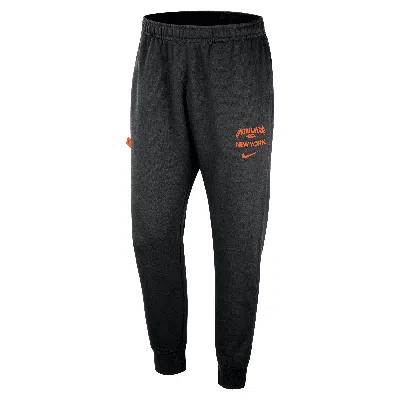 Nike New York Knicks Club Courtside  Men's Nba Jogger Pants In Black